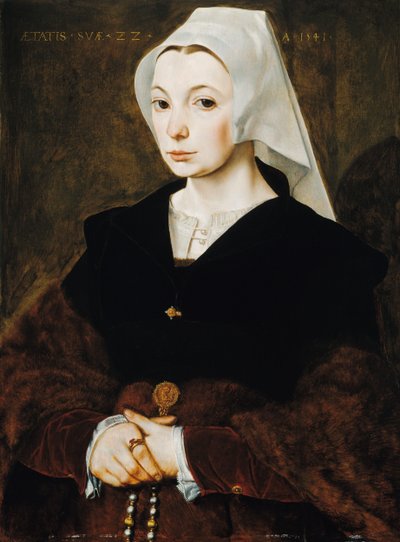 Porträt einer jungen Frau von Master of the 1540s